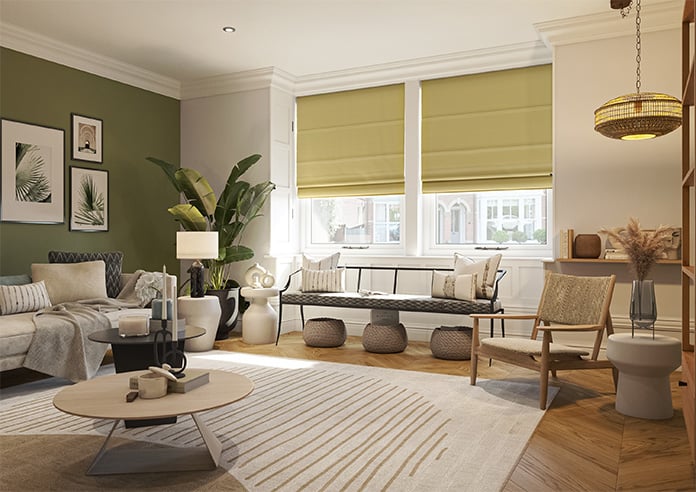 Saltaire, Zest - Motorised Roman Blind - Image 6